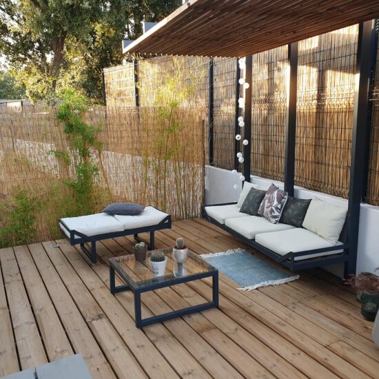 Création pergola au style moderne 4 - Pergolas - site CMT Métallurgie