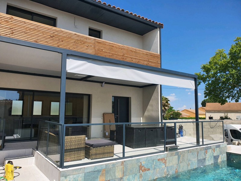 Création pergola sur mesure tubulaire 3 - Pergolas - site CMT Métallurgie