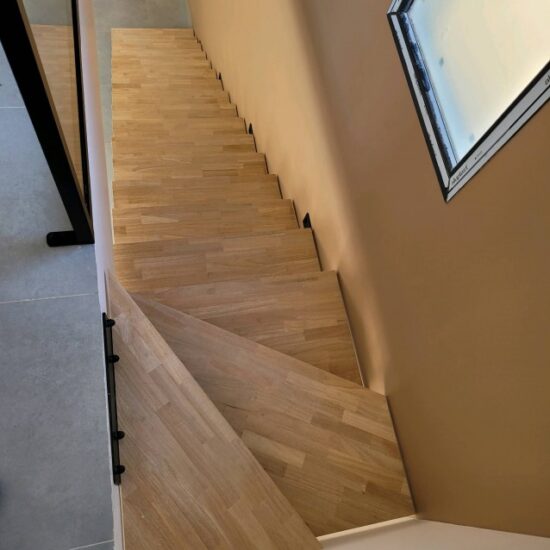 Escalier sur-mesure à quart tournant 4 - Escaliers - Nos projets