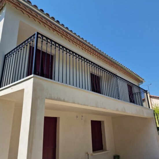 Garde corps pour terrasse de maison 2 - Garde-corps - site CMT Métallurgie