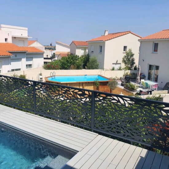 Modification de terrasse avec rajout de garde corps 1 - Garde corps - site CMT Métallurgie