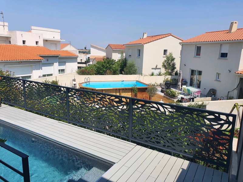 Modification de terrasse avec rajout de garde corps 1 - Garde corps - site CMT Métallurgie