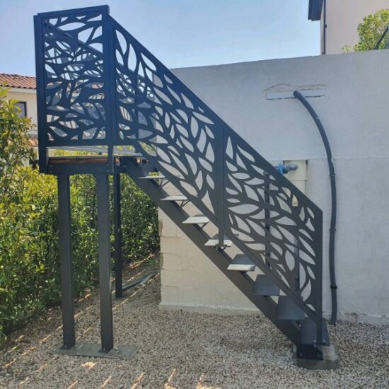 Modification de terrasse avec rajout de garde corps 3 - Garde corps - site CMT Métallurgie