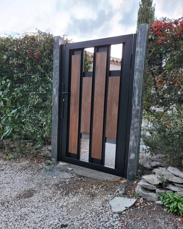 Pose portail battant sur-mesure 4