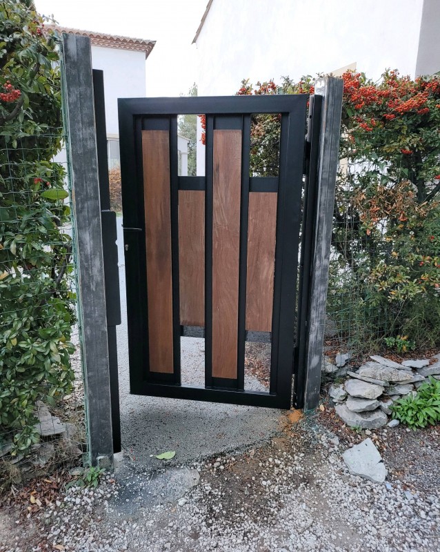 Pose portail battant sur-mesure 5